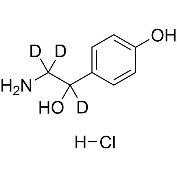 Octopamine-d4 hydrochloride ((±)-p-Octopamine-d4 hydrochloride) 1219803-62-9